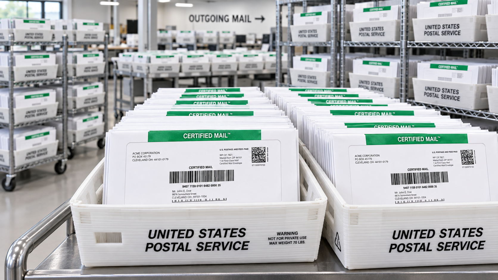 Certified Mail Labels